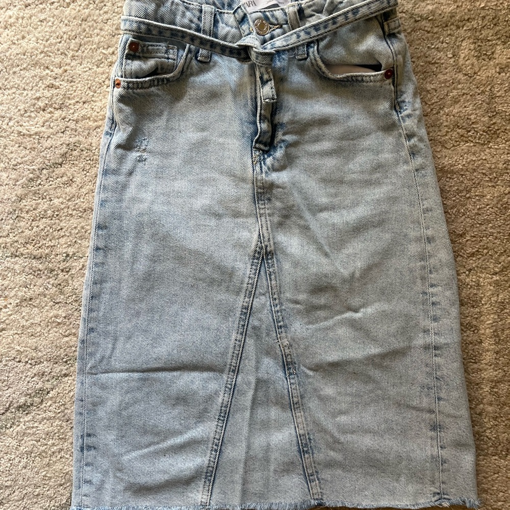 Zara Girls Denim Maxi